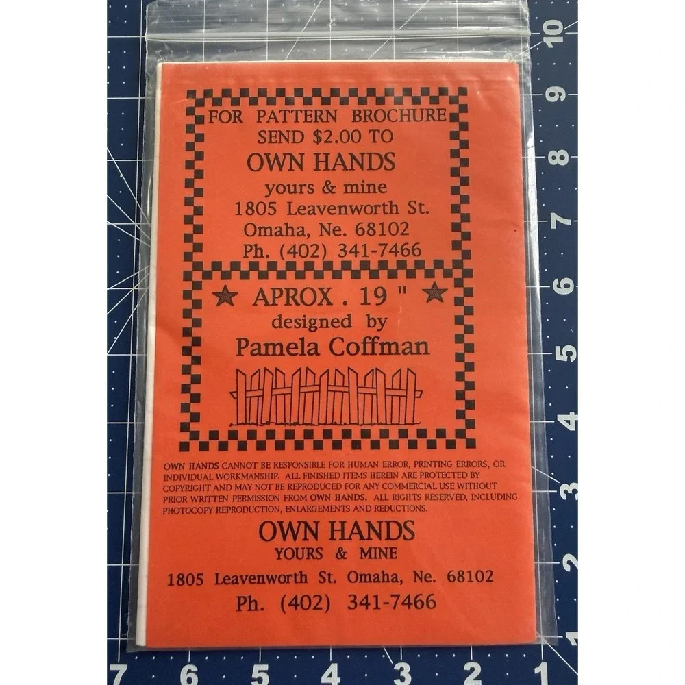 Own Hands Yours & Mine TRICK OR TREAT # 303‎ Tole Paint Pattern Packet Halloween